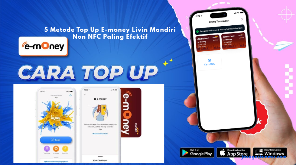 5 Metode Top Up E-money Livin Mandiri Non NFC Paling Efektif