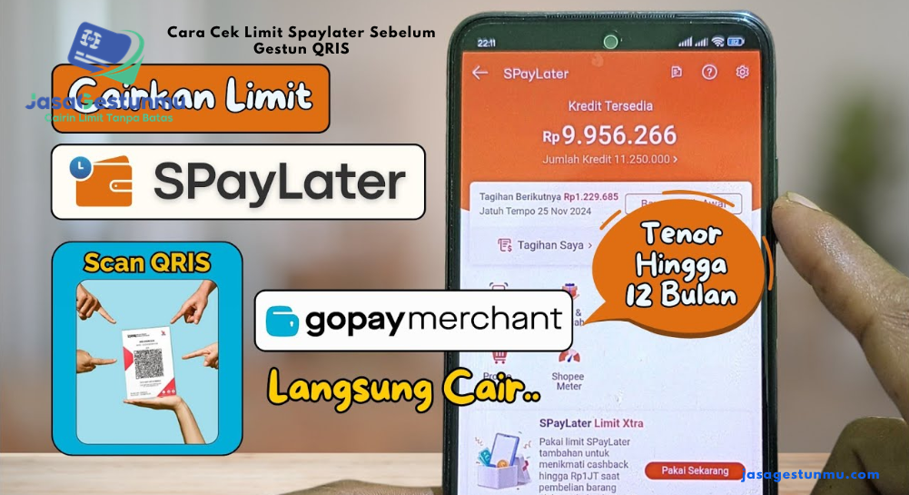 Cara Cek Limit Spaylater Sebelum Gestun QRIS