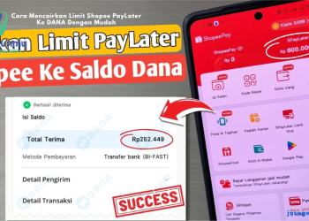 Cara Mencairkan Limit Shopee PayLater Ke DANA Dengan Mudah
